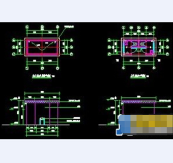 某公共厕所cad平面设计施工图