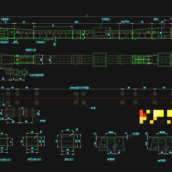 板输送机总图CAD机械图纸