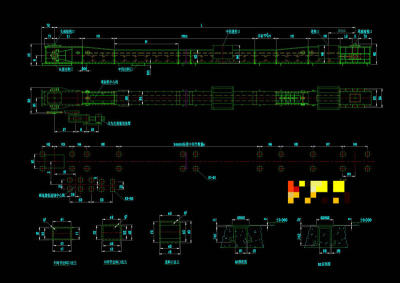 板输送机总图CAD机械图纸