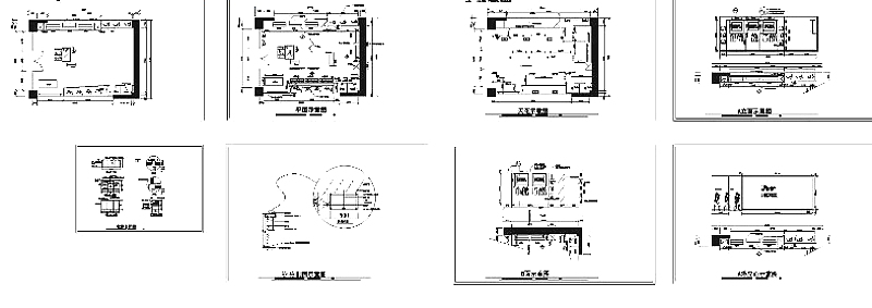 专卖店装修图CAD图纸