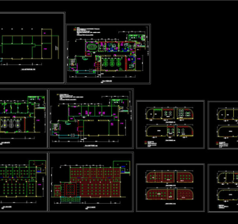 电器厂平面布置图CAD图纸
