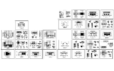 古建筑cad图纸