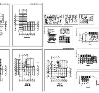 仿古清式建筑cad