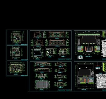 别墅工程小区CAD图纸