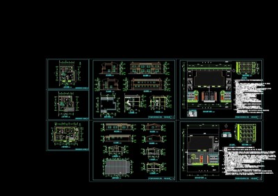 别墅工程小区CAD图纸