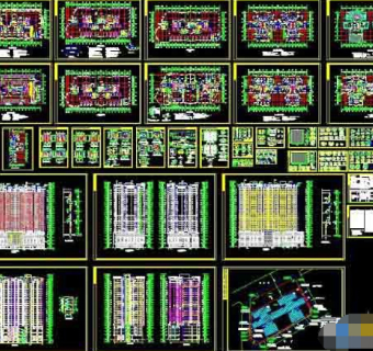 高层住宅建筑设计cad施工图