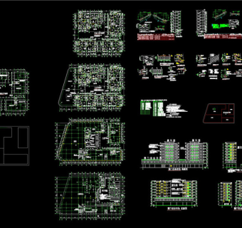 小型小区住宅CAD图纸