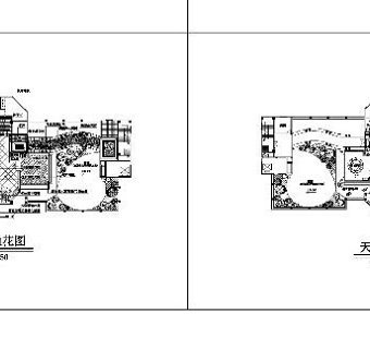 花园会所cad图纸