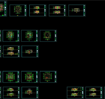 别墅设计稿cad图纸