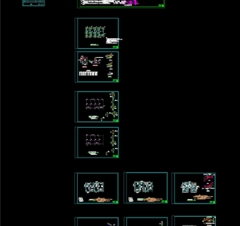 别墅结构图cad图纸