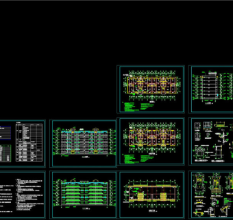 小区住宅建筑图纸CAD图纸