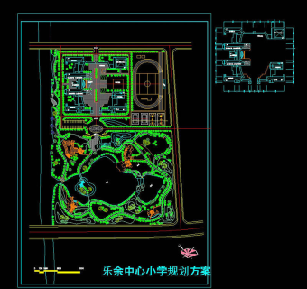 某小学设计总图cad图纸