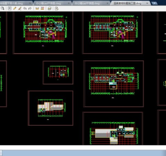 xx高级温泉旅游度假村别墅整套cad设