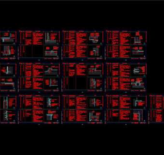 节点详图墙面CAD图纸