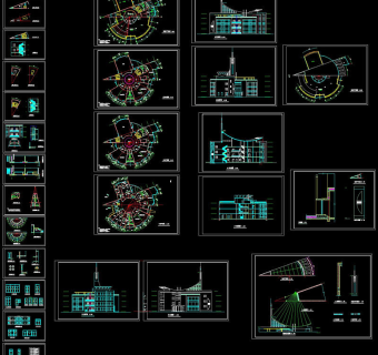 全套幼儿园施工图cad图纸