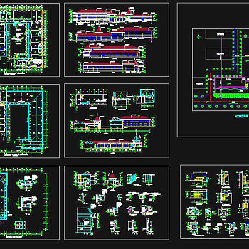 幼儿园全套设计图cad图纸