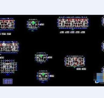 住宅小户型平面CAD设计图纸