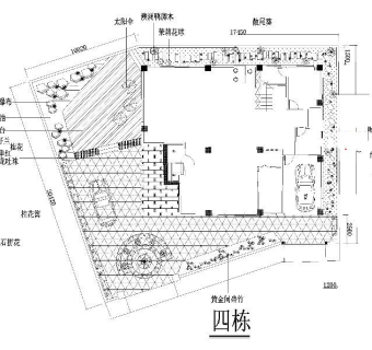 别墅庭院设计CAD图纸