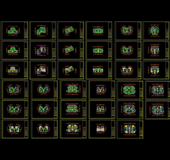 户型平面cad图纸