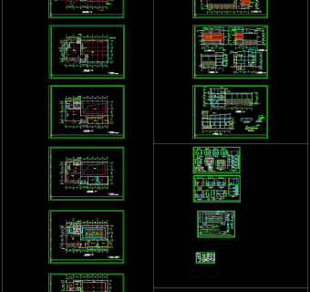 某小区会所cad图纸