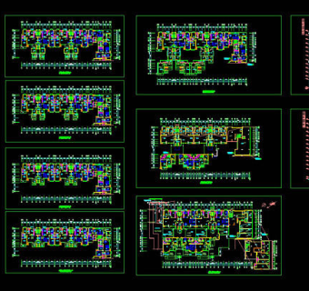 万科高层住宅楼cad图纸