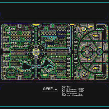 住宅小区规划图cad图纸