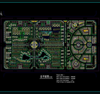 住宅小区规划图cad图纸