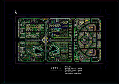 住宅小区规划图cad图纸