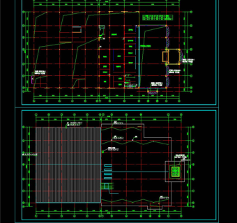 凯迪拉克4S店建筑图cad图纸