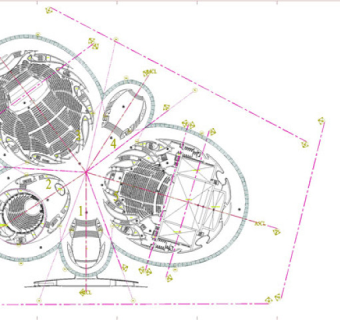 艺术中心cad图纸设计稿