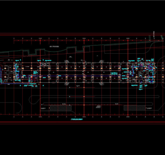 车站规划设计素材cad图纸