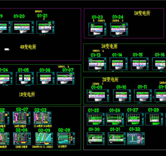 低压系统CAD图纸