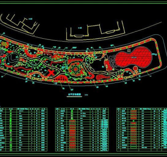 园林绿化施工图cad图库