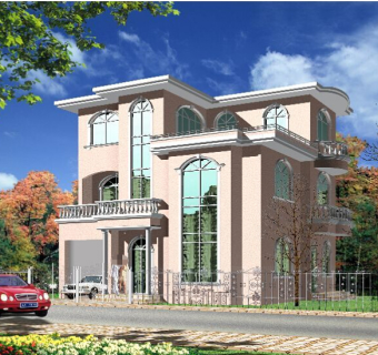 三层别墅CAD图库