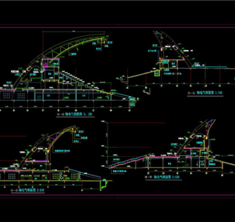 电气剖面CAD图纸