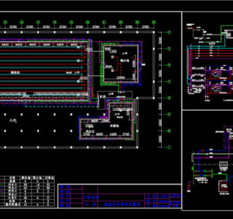 游泳池平面图CAD图纸