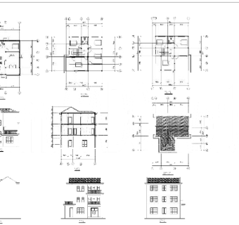 农村住宅方案cad图纸
