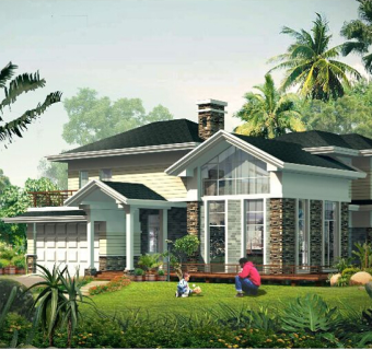 乡村住宅CAD图库