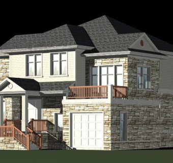 乡村住宅CAD图纸