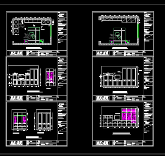 汉沽世纪广厦卧室定制衣柜cad方案下载