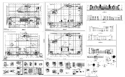 大型超市全套cad图纸