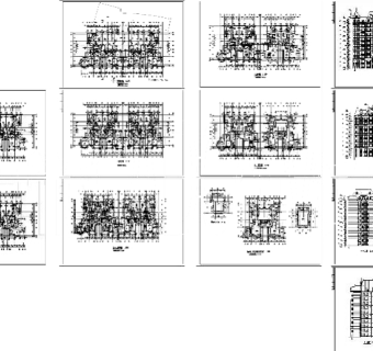 小高层住宅区cad图纸