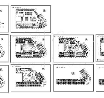 假日酒店cad图纸
