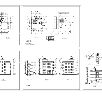 社区住宅楼cad