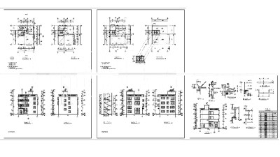 社区住宅楼cad