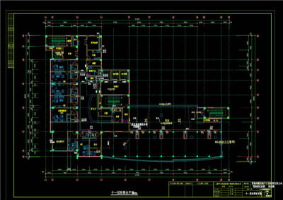 十一层给排水平面CAD图纸