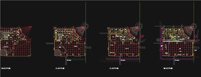 博物馆建筑规划设计CAD图纸