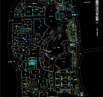 博物馆建筑设计CAD图纸