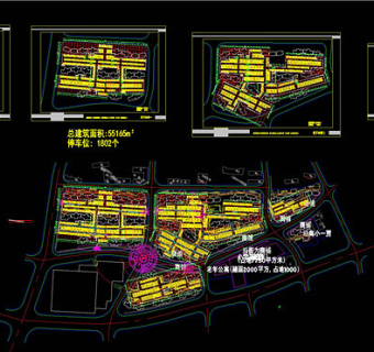 地下车库CAD图纸