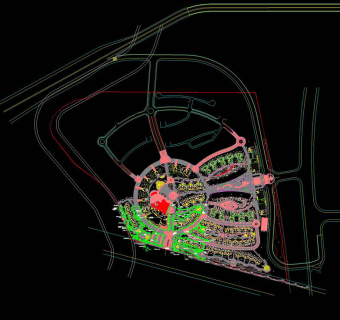 广州中海康城cad建筑图素材